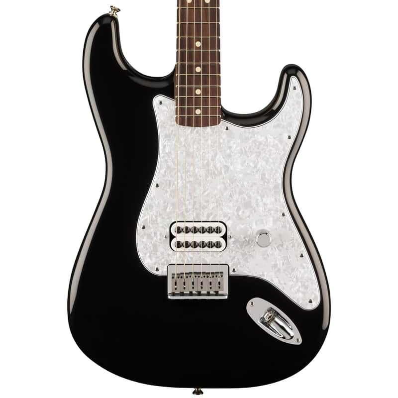 FENDER LIMITED EDITION TOM DELONGE SIGNATURE STRATOCASTER - BLACK image 1
