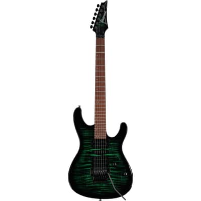 Ibanez SP3 Kiko Loureiro Electric Guitar, Transparent Emerald Burst image 4