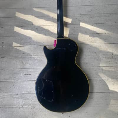 Mavis Tokai Les Paul Custom LC 1985 - GLOSS BLACK - w/Vintage GIBSON Brown Hardshell Case image 19