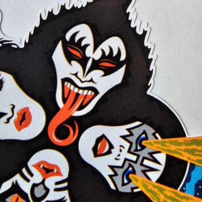 Dean Dimebag Darrell FBD kiss Sticker Far Beyond Driven 1994 image 4
