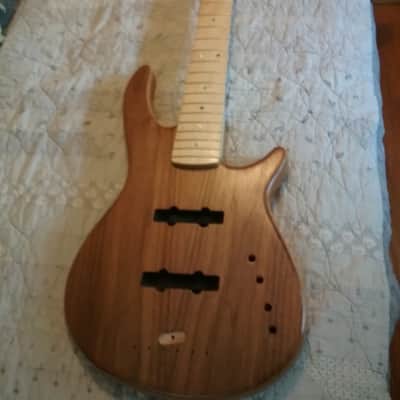 Warmoth G5 Bass neck and body 2021 natural image 1