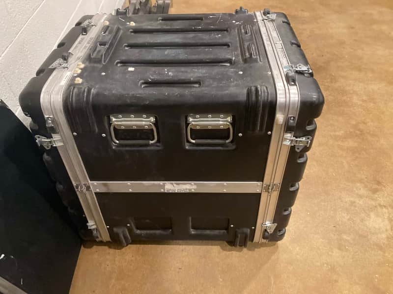 Rack-Pack Custom Built Rackmount Shock Case 12U Twelve Space ATA flight case with caster wheels image 1