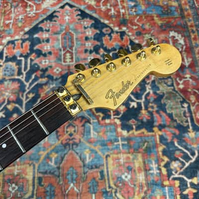 1989 Fender Pro Feel Stratocaster Model STR-75 w/Floyd Rose MIJ Fujigen w/Hard Case image 3