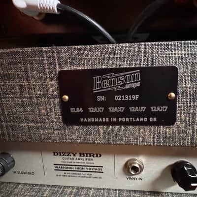 Benson Amps Dizzy Bird w/ Speaker Cabinet Night Moves w/ Wheat Grill image 5