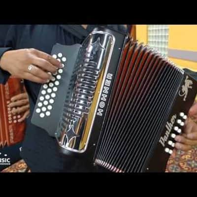 Hohner Panther Diatonic Accordion Keys GCF (FIREWORKS26) image 3