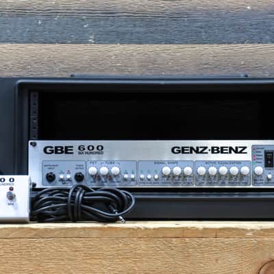 Genz Benz GBE-600 FET / 12AX7 Tube Preamps 625-Watt Bass Amplifier w/Gator Case image 10