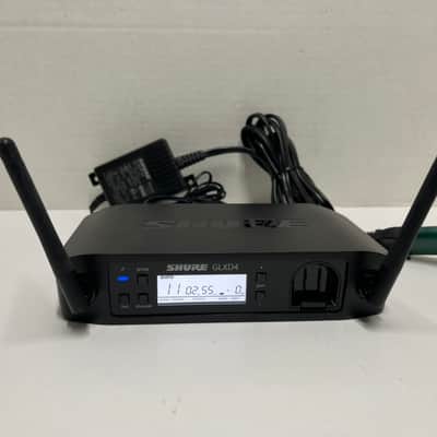 Shure GLXD4=-Z2 GLXD4 Digital Wireless Receiver with Shure PS42US AC Adapter Power Supply for GLXD GLX-D GLXD14 Vocal Mic Guitar Instrument Systems 2400-2483.5MHz image 1