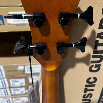 Ibanez AEGB24E AEG Acoustic-electric Bass Guitar - Black High Gloss image 6
