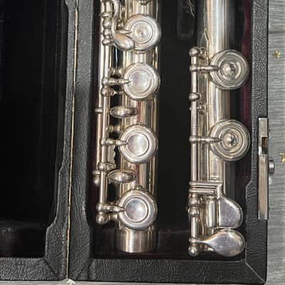 L.L. Lebret Art Nouveau Flute 1900 -Sterling Silver image 4