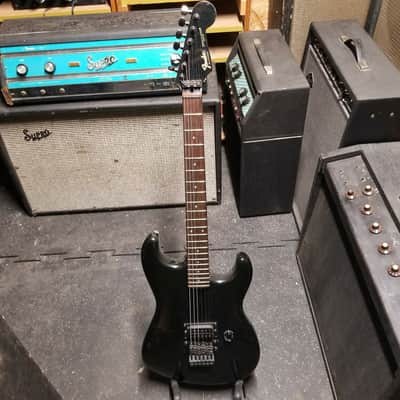 MIJ Floyd Rose Fender Stratocaster 1984 Black image 1