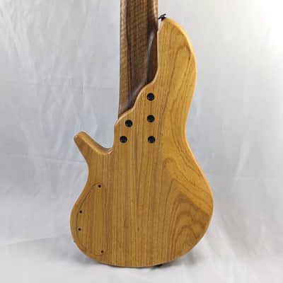 TOM CLEMENT Jon Custom Singlecut 6-String Unlined Fretless Bass w/Gig Bag (#102) image 6