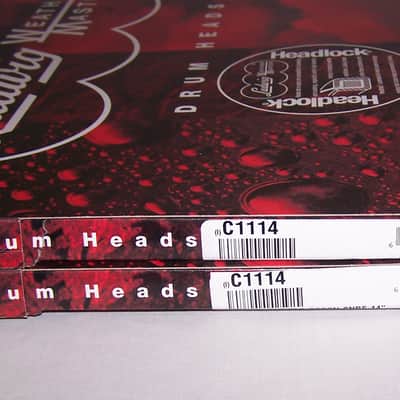 *2* Ludwig 14" Clear Resonant Snare Side Drum Heads C1114 image 2