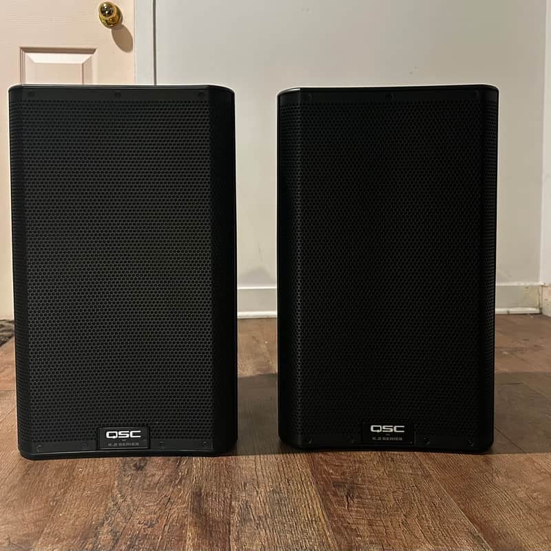 2010s QSC K10.2 2-Way 2000-Watt 10″ Active Speaker Black