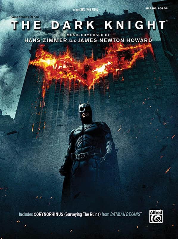 Alfred 00-31866 Music From The Dark Knight - Piano Solos Book image 1