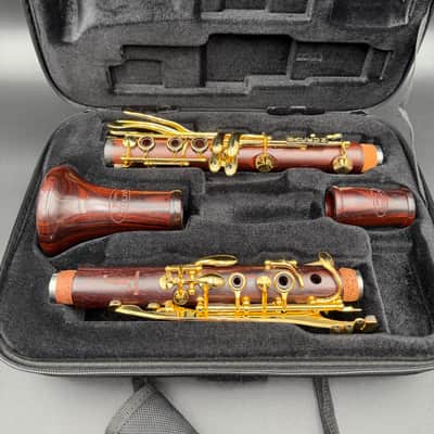 Backun Model F Professional Bb Clarinet Cocobolo with Gold Plated Keys image 1