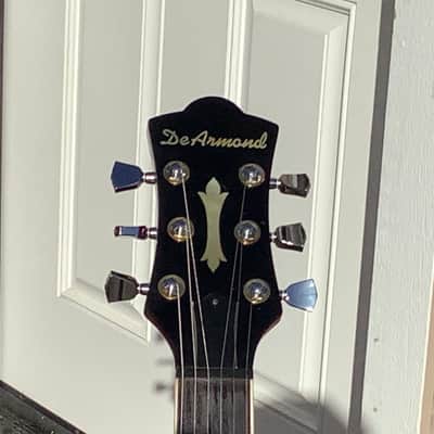 DeArmond M-72 2001 Crimson Red Transparent image 4