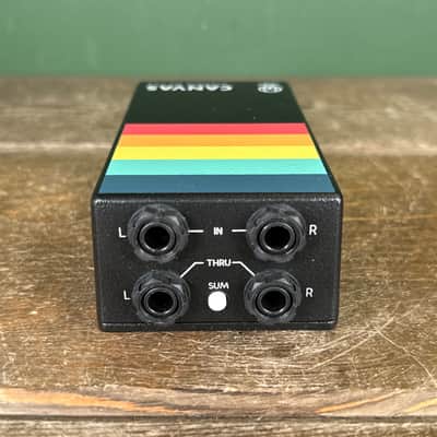 Walrus Audio Canvas Stereo Dual Line Isolator Direct Box 2022 - Present - Black w/ Rainbow Graphic image 7