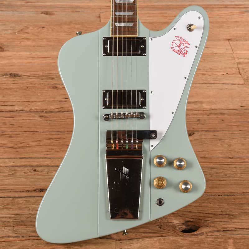 Epiphone Inspired by Gibson Custom '63 Firebird V Frost Blue image 1