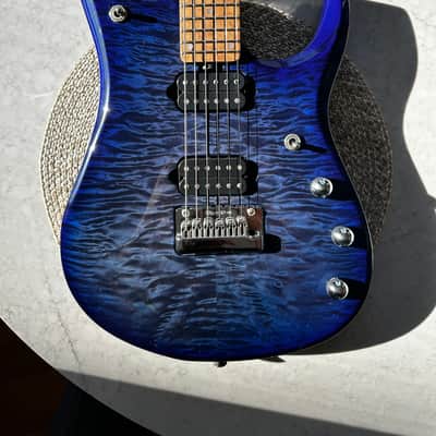 Ernie Ball Music Man JP15 - INSANE Blueberry Quilt image 19