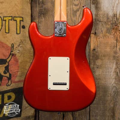 Fender 50th Anniversary American Series Stratocaster with Maple Fretboard 2004 - Chrome Red image 4