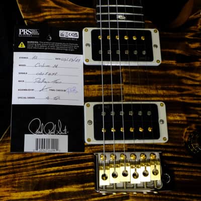 PRS Custom 24 - Yellow Tiger 10 Top image 7