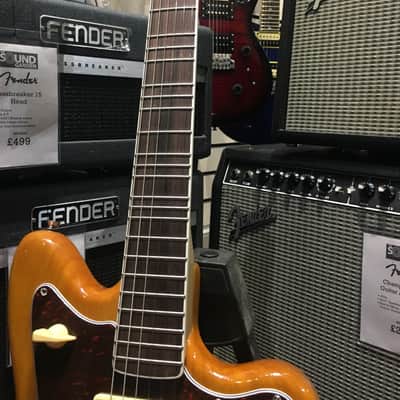 REVELATION RJT60 MARRAKESH SANDSTORM QUARTER TONE ELECTRIC GUITAR, NEW image 3