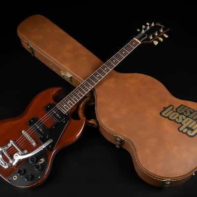 1971 Gibson SG Pro - Walnut | USA Vintage Norlin Era Kalamazoo P-90 Pickups Bigsby Tremolo 2.97kg | Case image 25