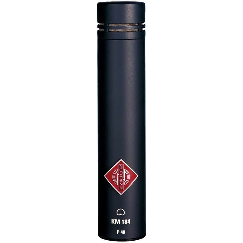 Neumann KM184 Cardioid Small-Diaphragm Condenser Microphone, Black Matte image 1
