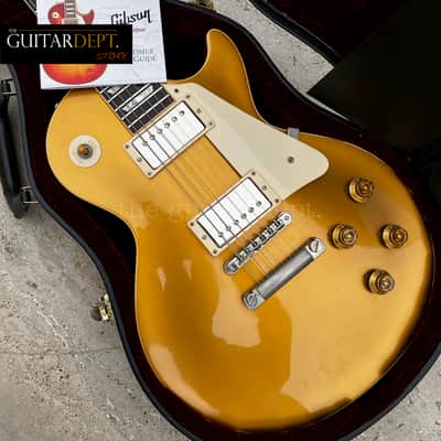 ♚CLEAN♚2009 Gibson CUSTOM SHOP R7 ♚ 1957 Les Paul GOLDTOP ♚ Very Dark Board !♚ VOS ♚57 image 2