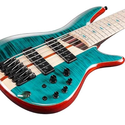 Ibanez SR1426B Premium 6-String Electric Bass Caribbean Green Low Gloss + Gig Bag SR 1426B CGL BRAND NEW image 3