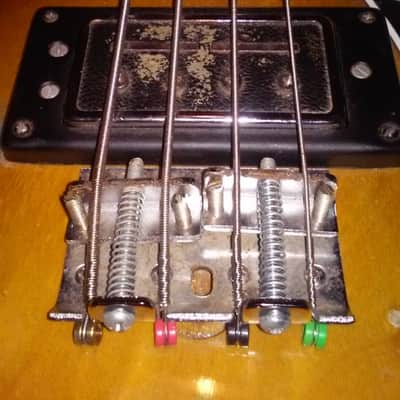 1970's Kay K-2B Bass Sunburst image 11
