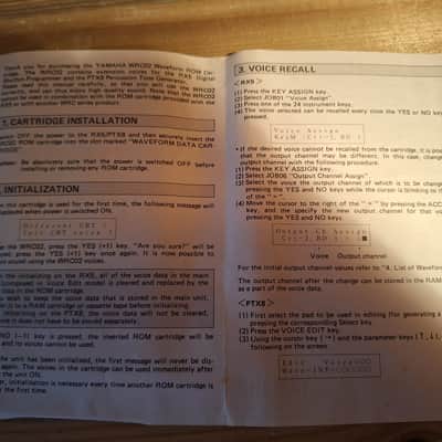 Yamaha RX5 WRC02 Jazz & Fusion ROM Waveform Sample Card image 11