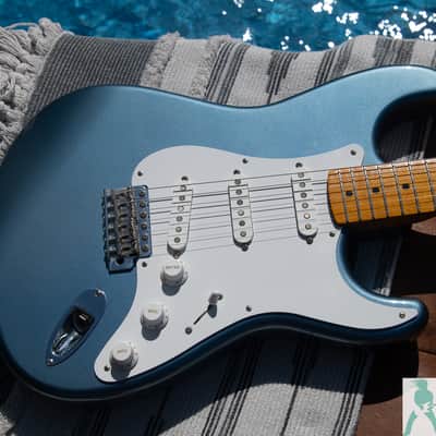 2008 Fender Japan Limited Edition - ST-57 - Old Lake Placid Blue - Upgraded Seymour Duncan PU's & Orange Drop Tone Cap - Pro Set Up w Perfect Frets/Action/Intonation! image 8