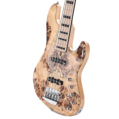Mayones Jabba Custom 5 Eye Poplar Natural Gloss w/Aguilar 5J-70 & M-BP3 Preamp (Serial #JAB1811306) image 2