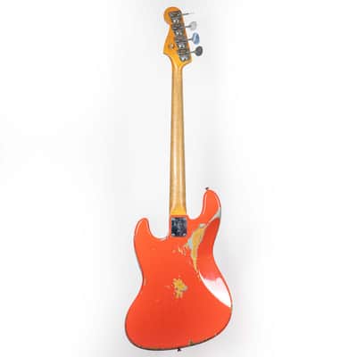 Fender 1966 Jazz Bass Fiesta Red image 3