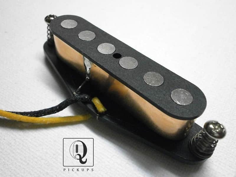 Stratocaster Pickup Schecter HOT F500 .250 Alnico 5 Hand Wound Strat by Q pickups image 1