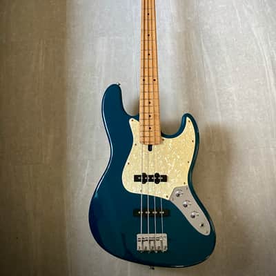 Brian by Bacchus BJB-380 MarineBlue Jazz Bass 1990s image 4