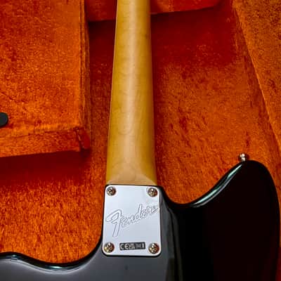 Fender Custom 70s Jazzmaster Black Ebony MAJOR American UPGRADES G&G CME Classic USA Gold Foil image 10