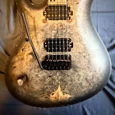 Mayones Regius Core V24 6 - Master Grade Buckeye Burl Carved Top, 5A Pale Moon Ebony, Left-Handed, Lefty, LH, Left, RARE image 4