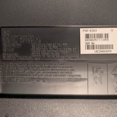 Yamaha PSR E363 image 5
