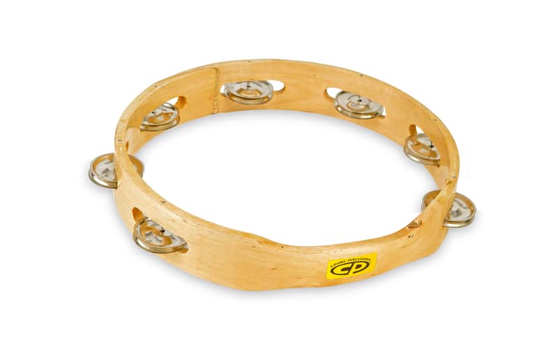 Latin Percussion CP389 CP 10" Headless Single-Row Wood Tambourine image 1