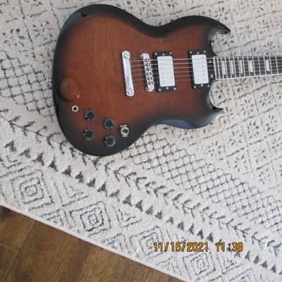 Firefly FFLG  SG Style, 2021, Cobra Burst image 11