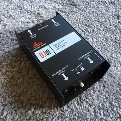 dbx DJDI 2-Channel Passive Direct Box 2010s - Black image 2