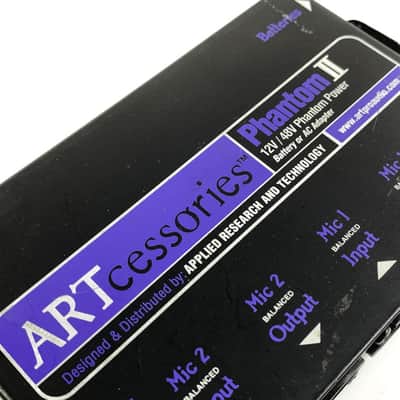 ART Artcessories Phantom II 2-Channel, Dual-Voltage Power Amp for Microphones TGHM image 7