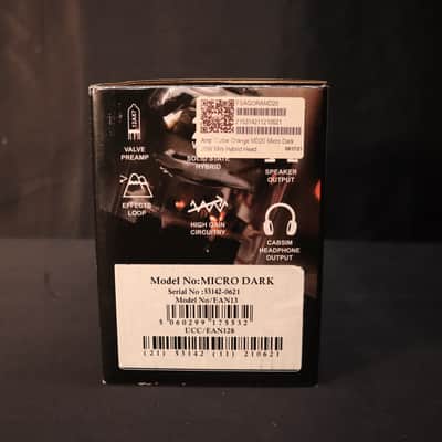Orange Micro Dark 20-Watt Guitar Amp Head 2015 - Present - Black image 10