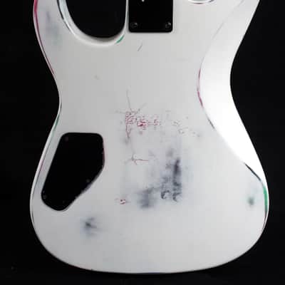 Custom Painted And Upgraded Dean Custom Zone Guitar - Aged and Worn With Graphics And Reverse Headstock image 5