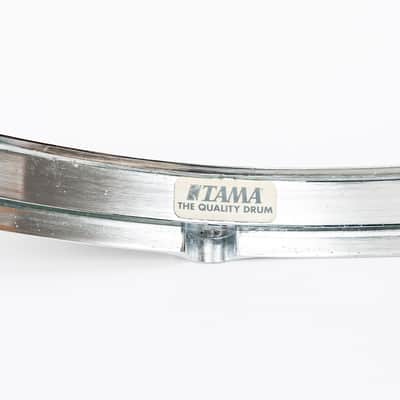 Tama Star-Cast 14" 8-lug snare side hoop 1990-2000 - Chrome image 3