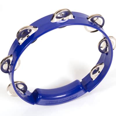 Rhythm Tech TRUE COLOURS TAMBOURINE 8" TC4048 - Blue image 2
