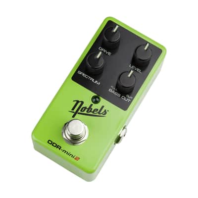 Nobels ODR-2 MINI Natural Overdrive with Bass Cut MINI Guitar Effects Pedal Green 2024 In Stock image 4