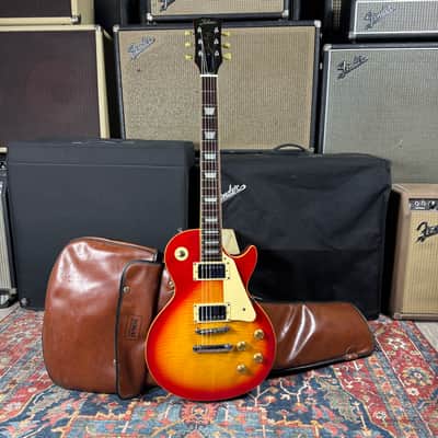 *Video* Tokai Love Rock Les Paul Standard Flame Top Long Tenon Cherry Sunburst - 2010's image 4